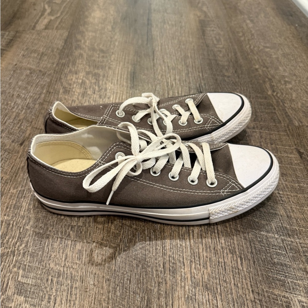 Converse Grey Canvas Sneakers